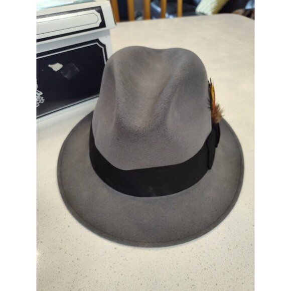 Stetson RY02 Saxon 2 Inch Brim 302 Caribou Hat 08 Cordova Size 7 - Picture 4 of 15